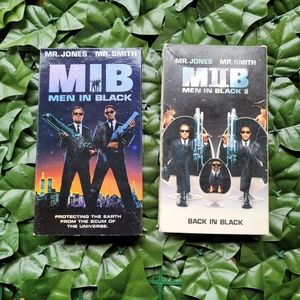MEN IN BLACK 1 & 2 VHS LOT Sci FI ALIEN Will Smith TOMMY LEE JONES